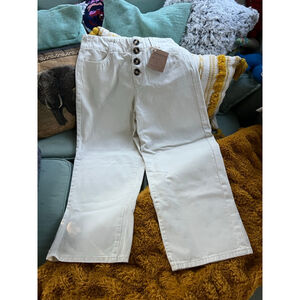 Women's MIOU MUSE Beige Wide Leg Pants S